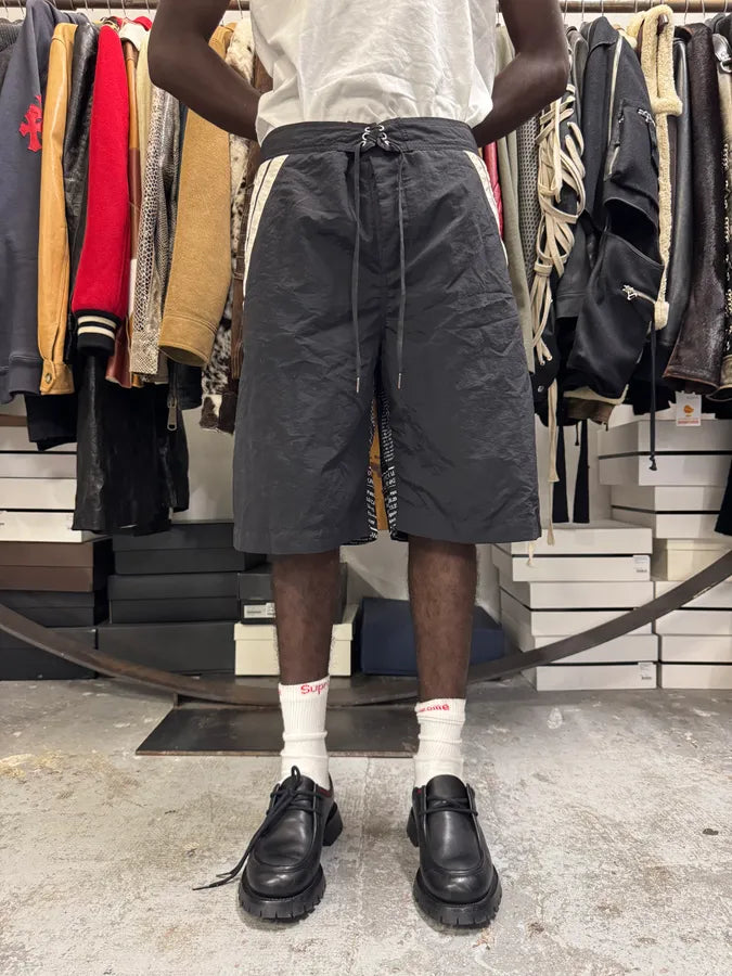 John Galliano Magazine Black & White Swim Shorts elCTjND 1