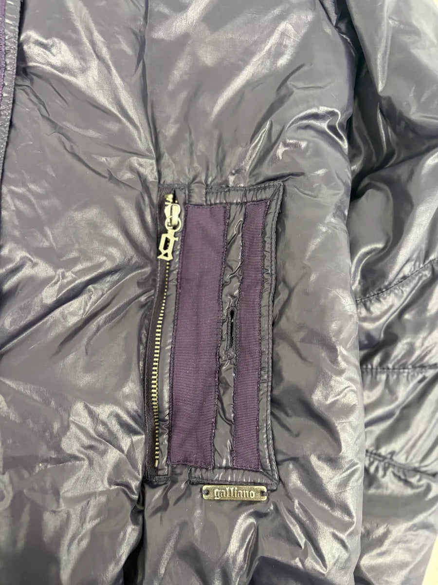 AW2010 John Galliano Purple Cozy Double Breasted Bomber Jacket AgDCVfi 5