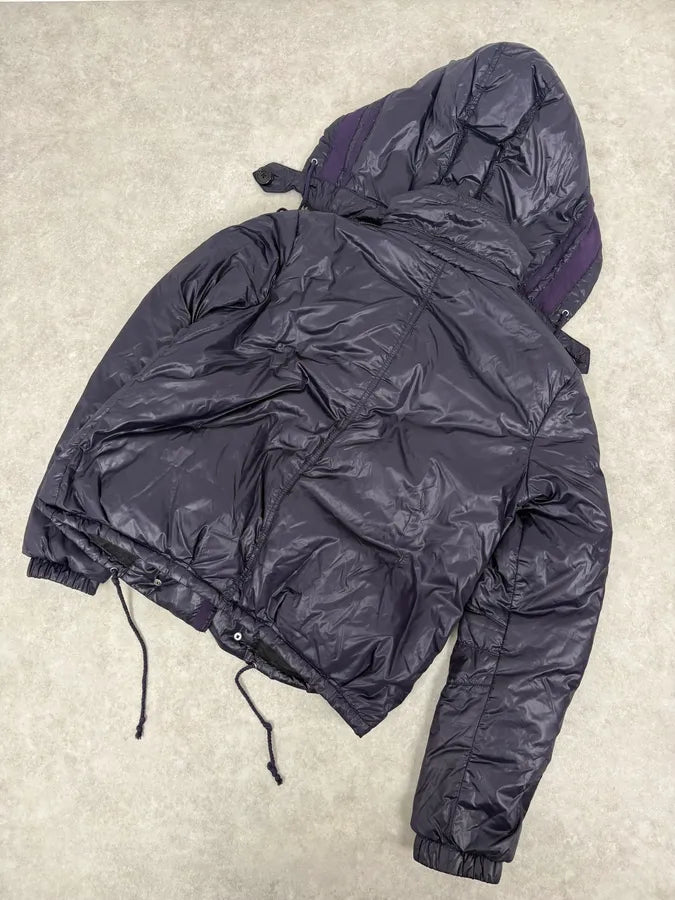 AW2010 John Galliano Purple Cozy Double Breasted Bomber Jacket AgDCVfi 4