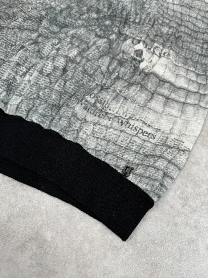 John Galliano White & Grey Newspapers Magazine Top fudgaaD 4