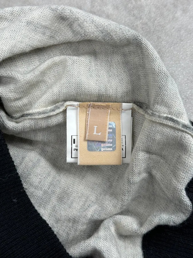 John Galliano White & Grey Newspapers Magazine Top fudgaaD 7