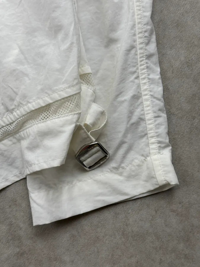 John Galliano White Nylon Windbreaker Light Jacket KNluJrv 9