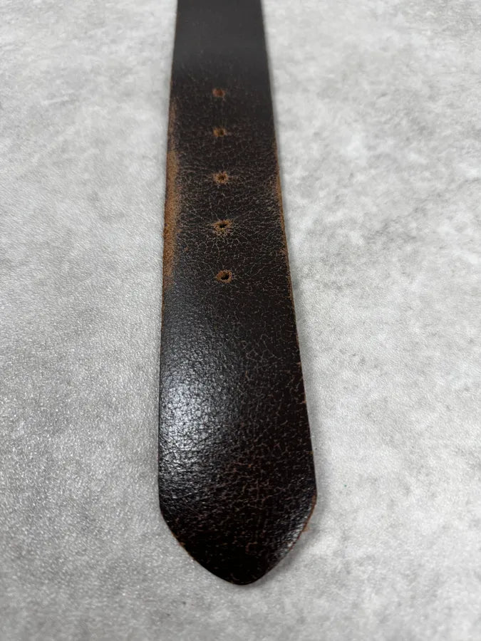 2000s John Richmond Brown Cross Ornamental Buckle Belt jmZkSqR 5