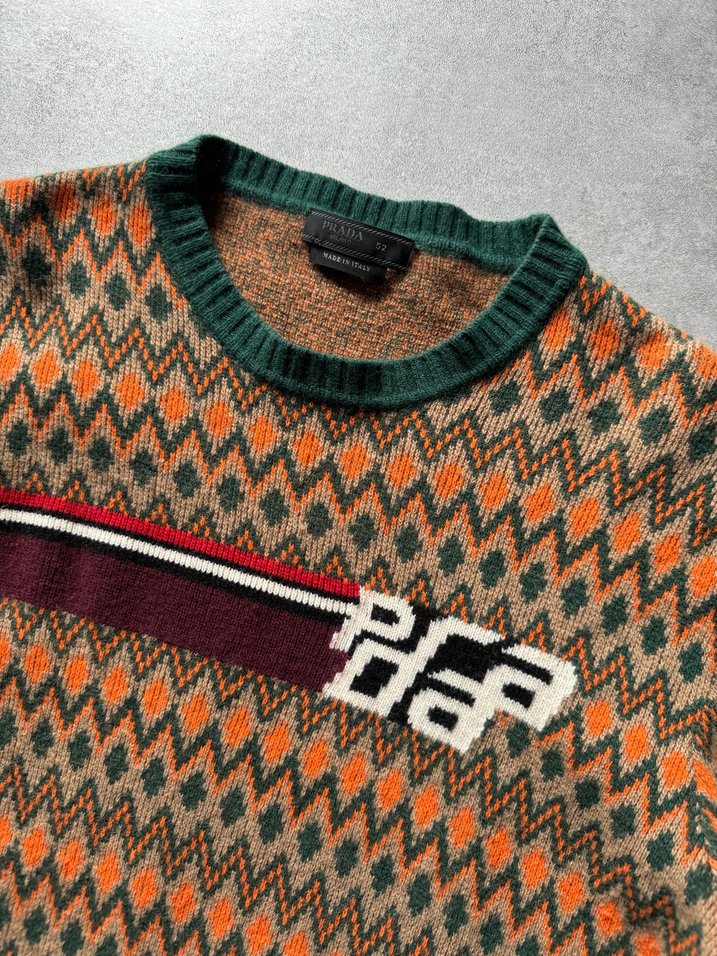 FW2018 Prada Cozy Knit Sweater (L) - 4