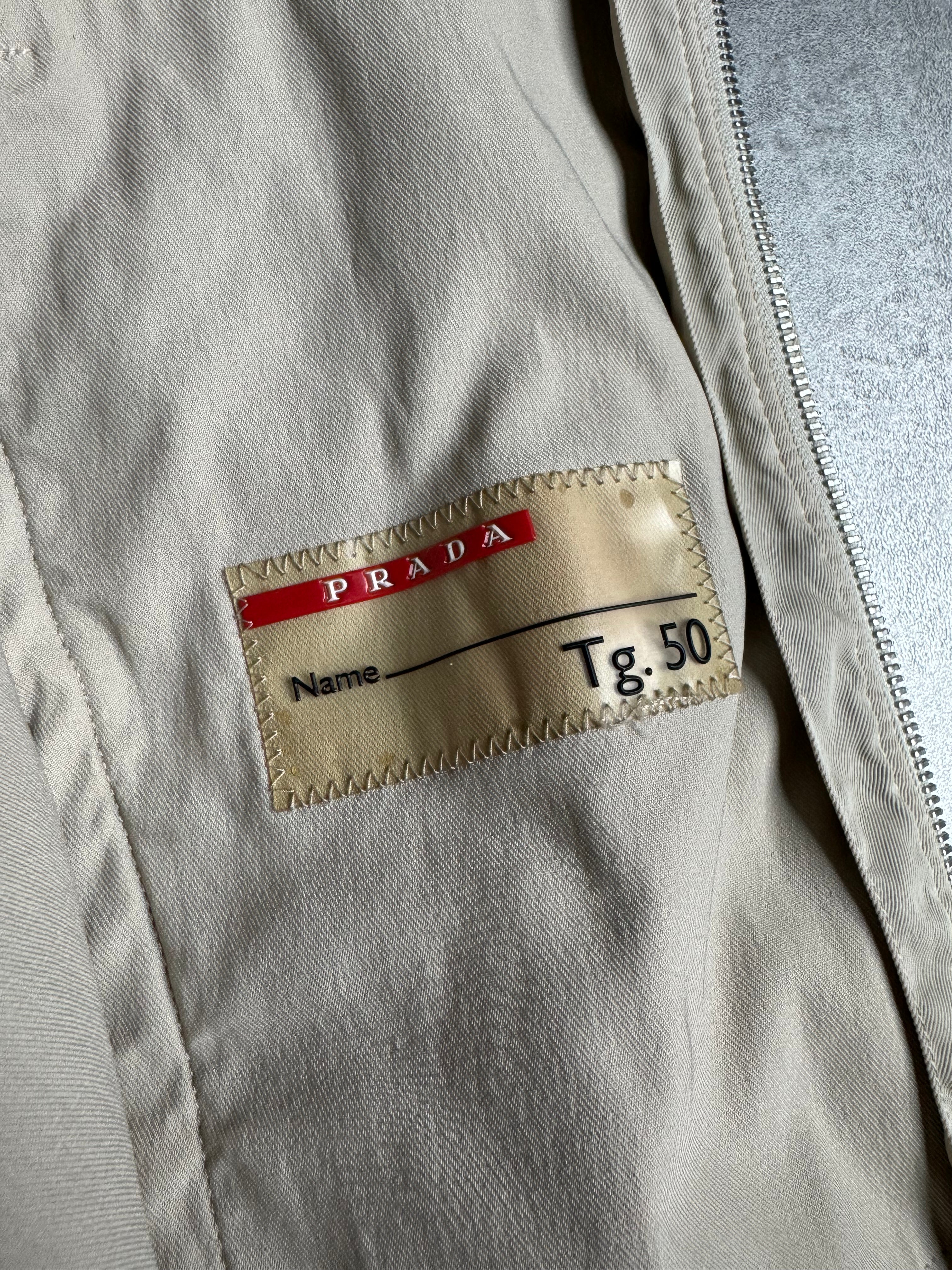 SS1999 Prada Citizen Beige Cozy Light Nylon Jacket (M) - 11