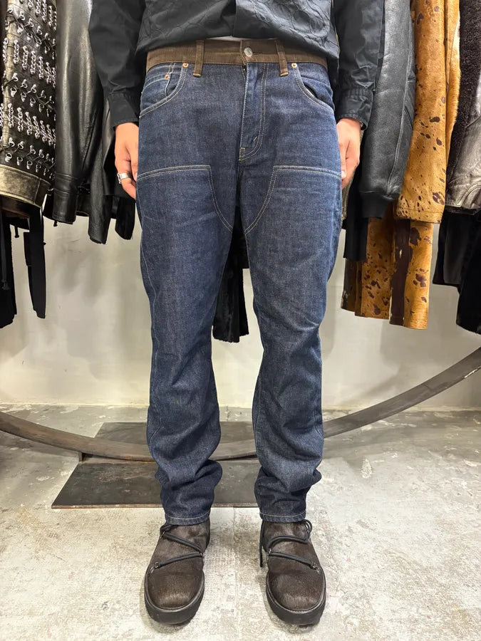 Junya Watanabe Comme des Garçons Brut Denim Jeans (M) NqFelRf 3