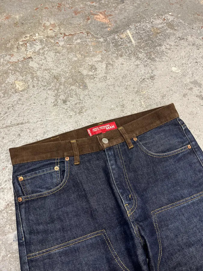 Junya Watanabe Comme des Garçons Brut Denim Jeans (M) NqFelRf 5