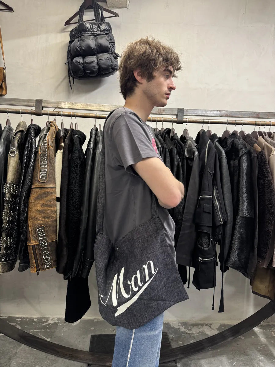 Junya Watanabe Comme des Garçons Denim Shoulder Bag bpGKrtx 8