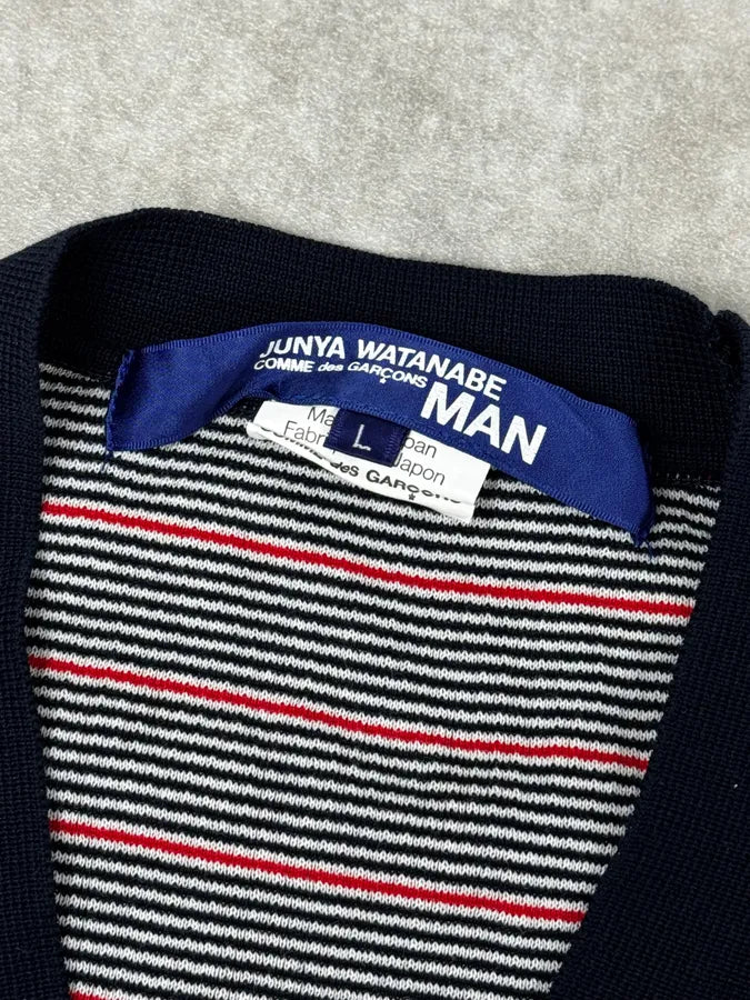 Junya Watanabe Comme des Garçons Striped Classy Cardigan wndVEBG 9