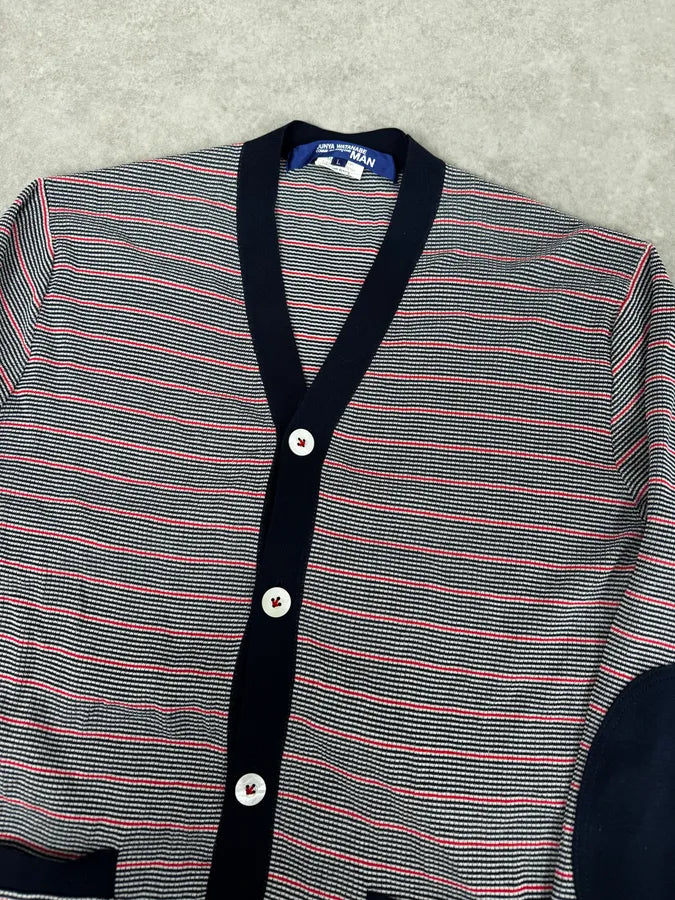 Junya Watanabe Comme des Garçons Striped Classy Cardigan wndVEBG 4