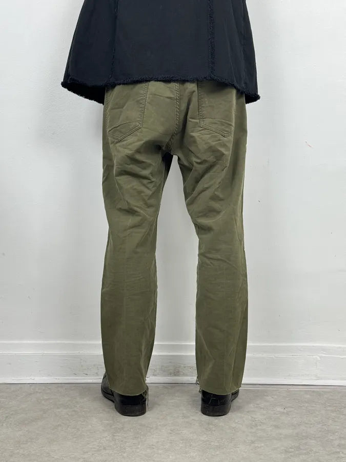 AW2006 Junya Watanabe Khaki Green Rebel Chinos Pants mEEacAn 3