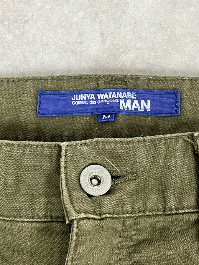 AW2006 Junya Watanabe Khaki Green Rebel Chinos Pants mEEacAn 9
