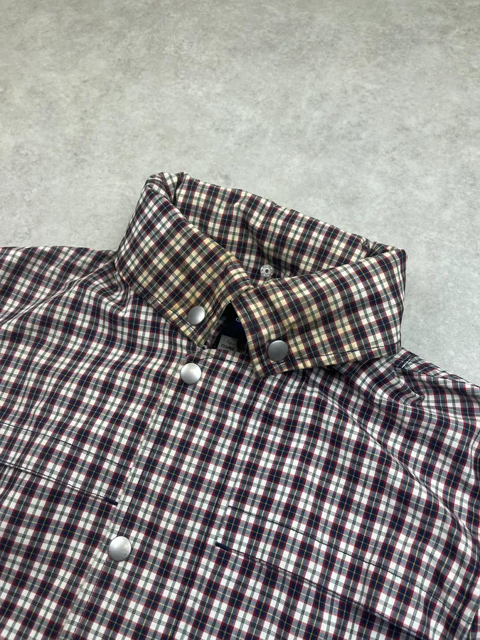 Junya Watanabe x Comme des Garçons Navy & White Plaid Windbreaker Jacket RkDbjxV 7