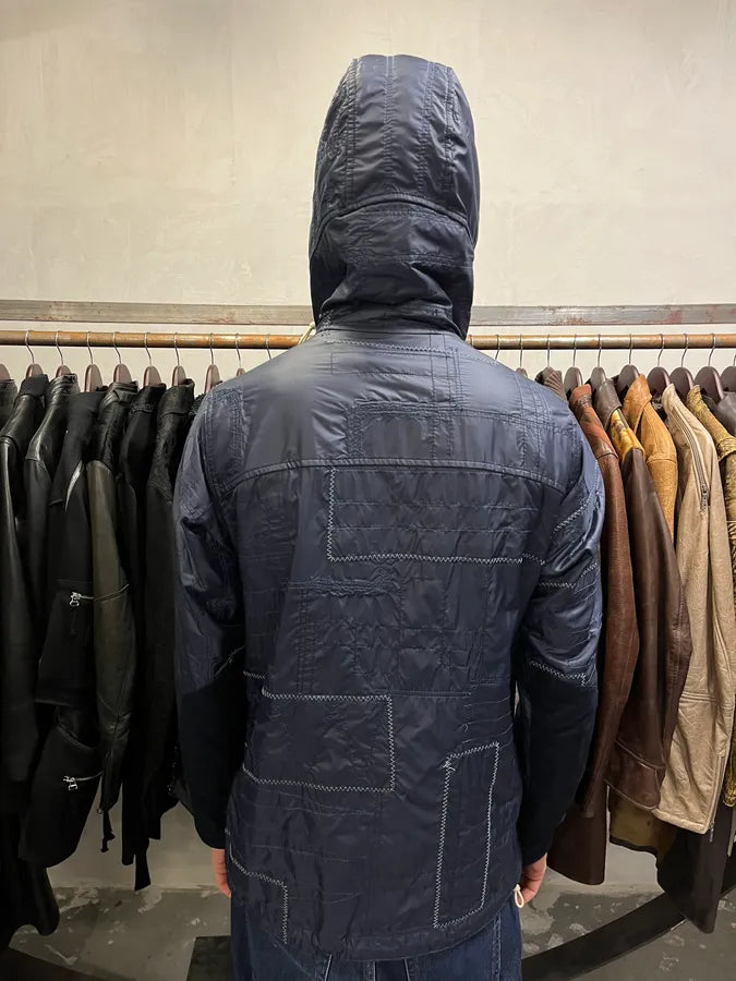 Junya Watanabe x Comme des Garçons Patchwork Hooded Reversible Jacket (M/L) sdOffxw 4