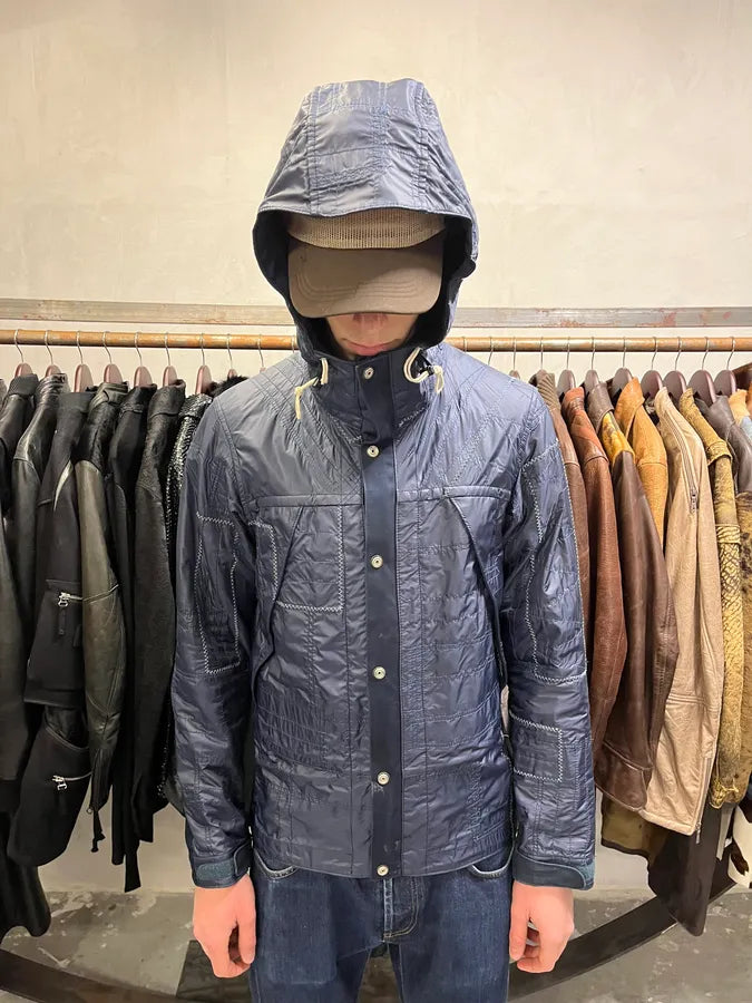 Junya Watanabe x Comme des Garçons Patchwork Hooded Reversible Jacket (M/L) sdOffxw 9