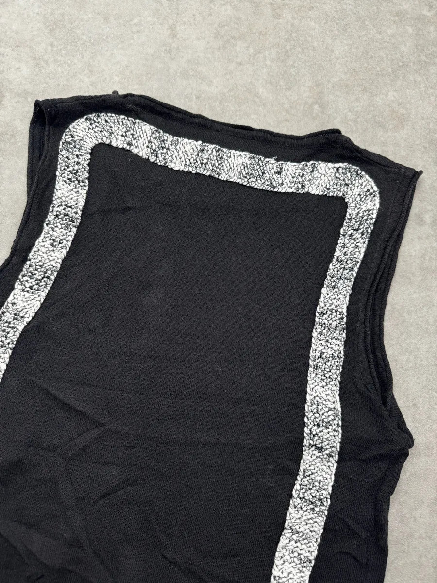 2000s Cavalli Black Contrast Trim Top BQUDVwc 5