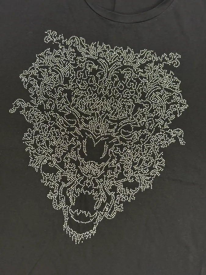 2010s Cavalli Black Abstract Embellished T Shirt IfpkqFv 5