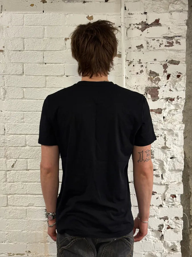 2010s Cavalli Black Abstract Embellished T Shirt IfpkqFv 2
