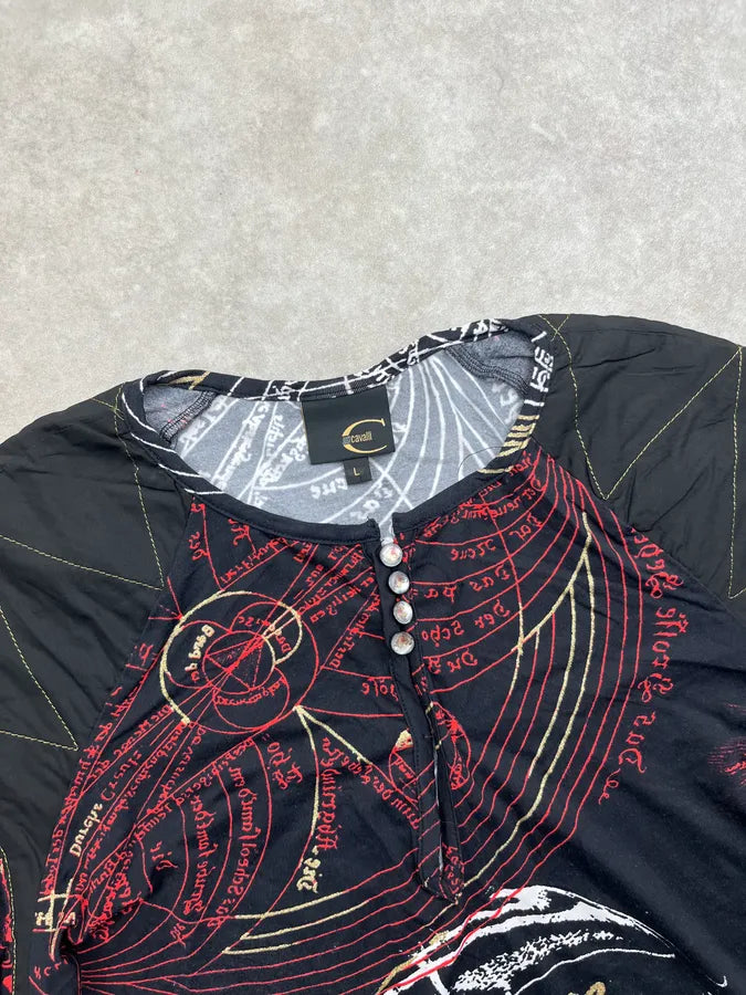 AW2003 Cavalli Black Astro World Longsleeve uVxNqFA 4
