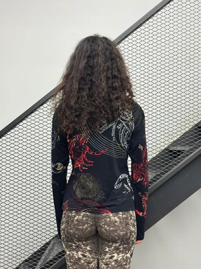 AW2003 Cavalli Black Astro World Longsleeve uVxNqFA 2