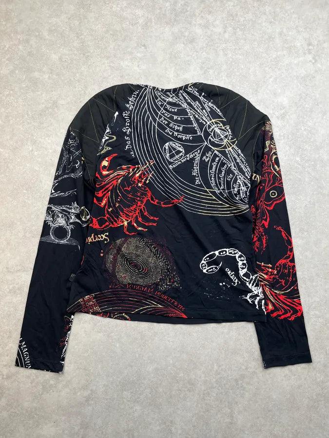 AW2003 Cavalli Black Astro World Longsleeve uVxNqFA 3