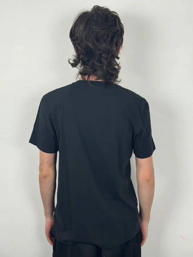 SS2016 Cavalli Black Smoke Kiss Graphic T-Shirt QBnbevB 2