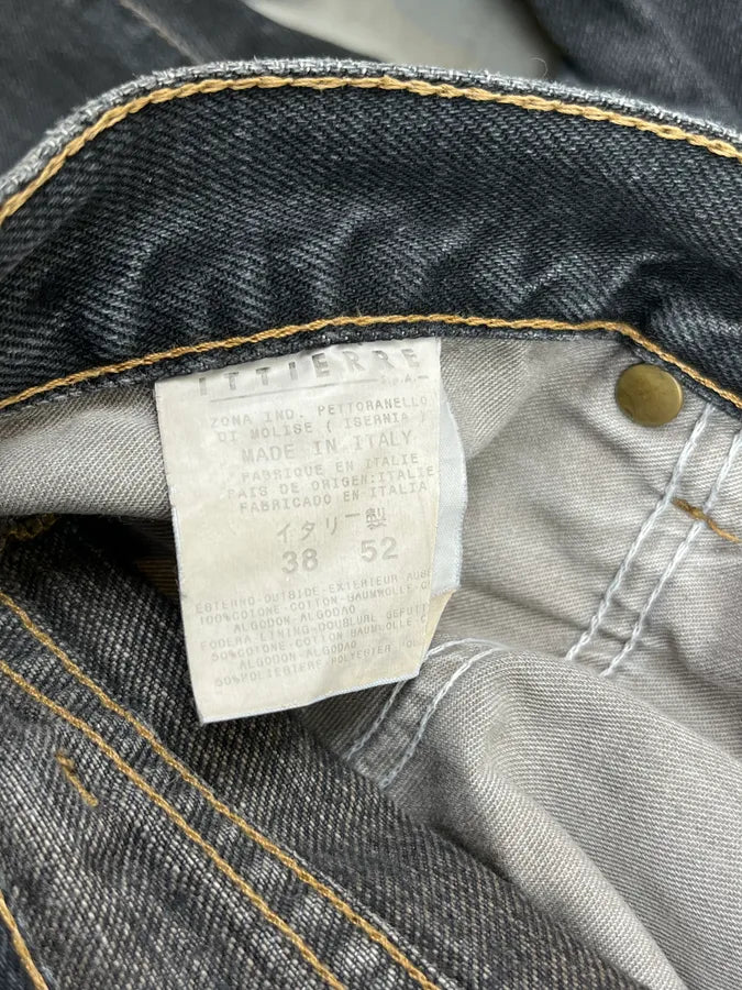 2000s Cavalli Dark Grey Faded Denim Straight Leg Jeans MmGNKJA 10