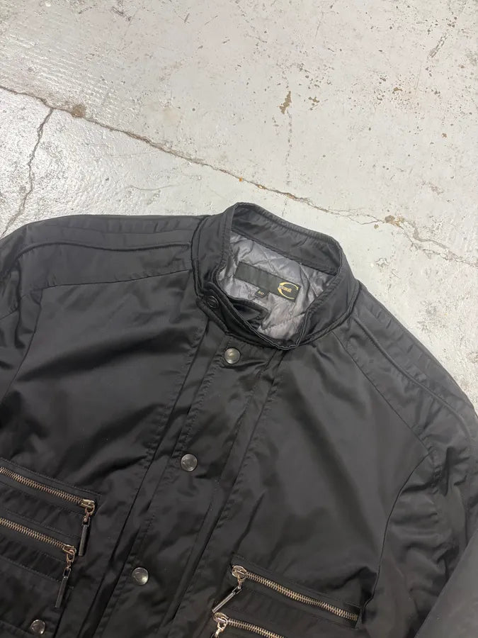 AW2008 Cavalli Black Nylon Obscure Bomber Jacket dFjUvIe 3