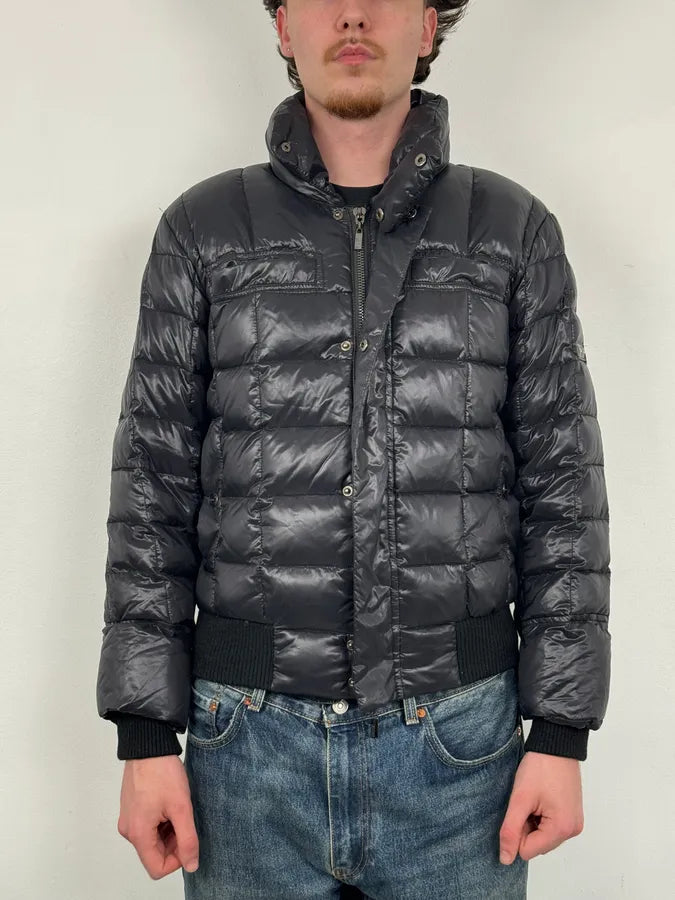 AW2011 Cavalli Black Nylon Quilted Puffer Jacket DMKoIcM 1