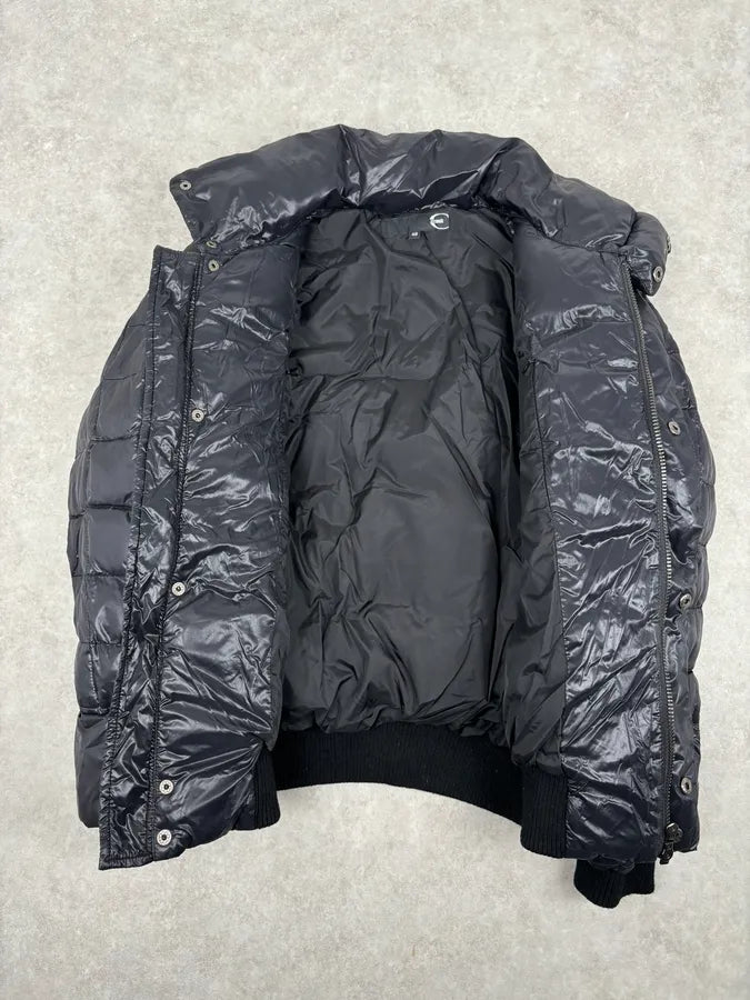 AW2011 Cavalli Black Nylon Quilted Puffer Jacket DMKoIcM 6
