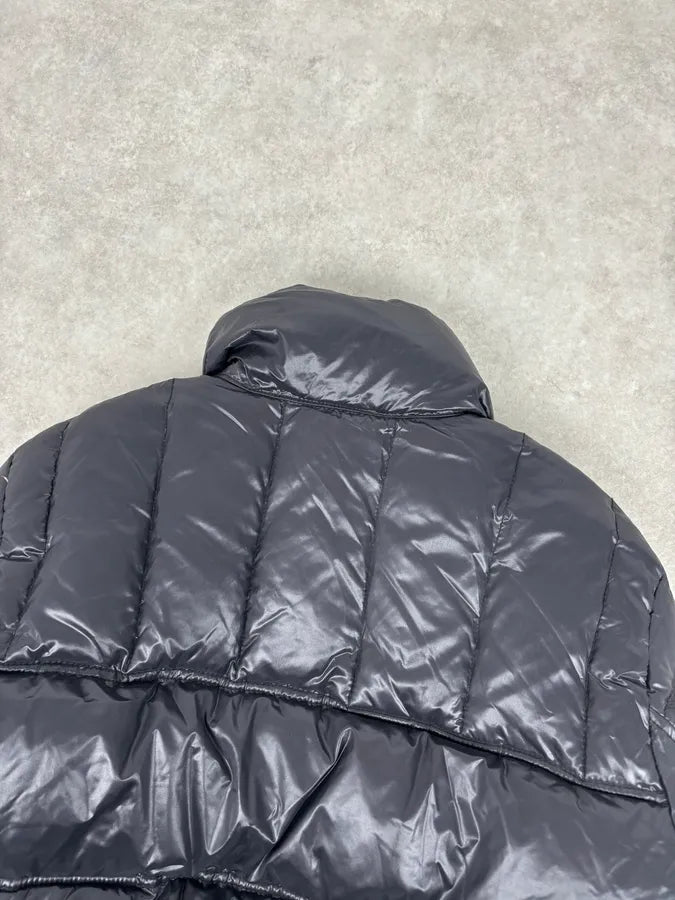 AW2011 Cavalli Black Nylon Quilted Puffer Jacket DMKoIcM 5