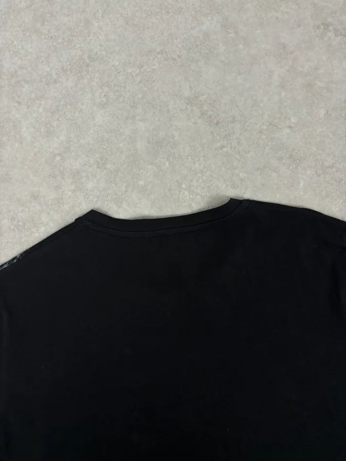 AW2015 Cavalli Black Snake Graphic Print T-Shirt ZPsVzao 5