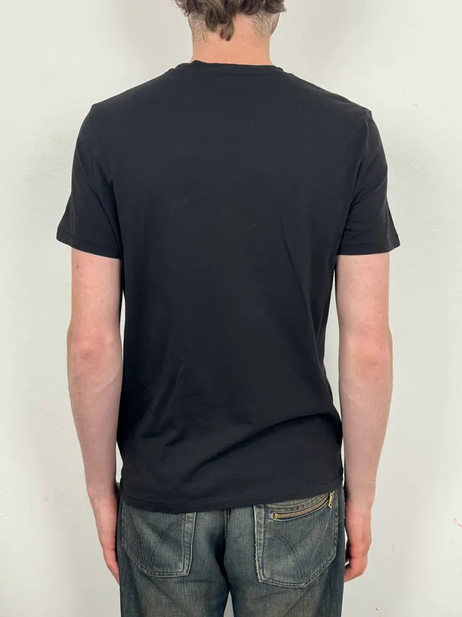 AW2015 Cavalli Black Snake Graphic Print T-Shirt ZPsVzao 2