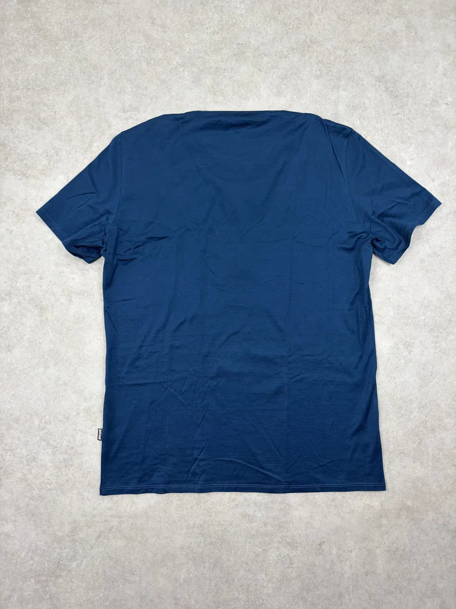 2010s Cavalli Blue Trompe LOeil Zip T-Shirt oPCLHig 6