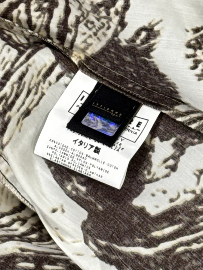 2000s Cavalli Brown & Beige Horse Ranch Shirt EpaZXTn 11