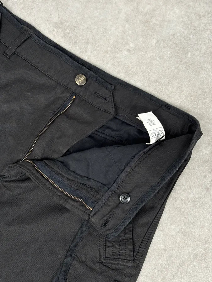 2000s Cavalli Black Avant-Garde Cargo Pants HyzRfDp 8