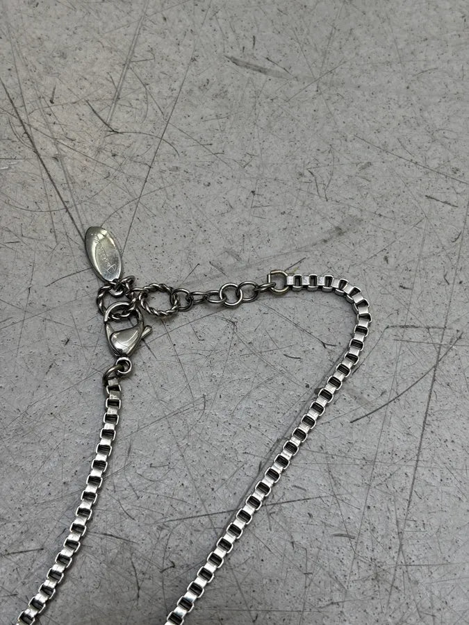 2010s Cavalli Strass Logo Circle Pendant Necklace kHwHjQX 7