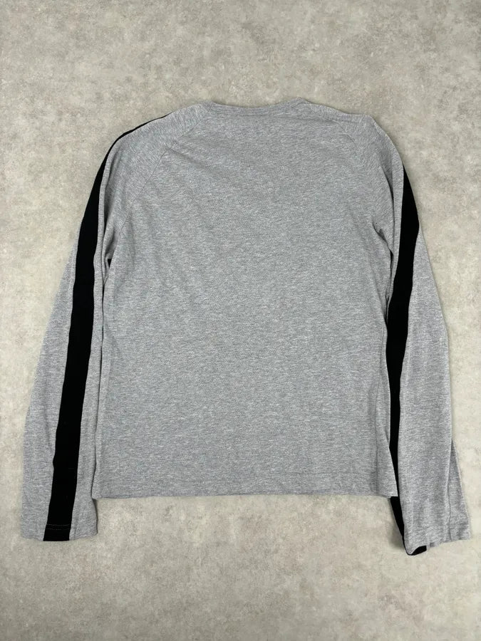 AW2004 Cavalli Grey Flames Embroidered Longsleeve sTXmbRL 4