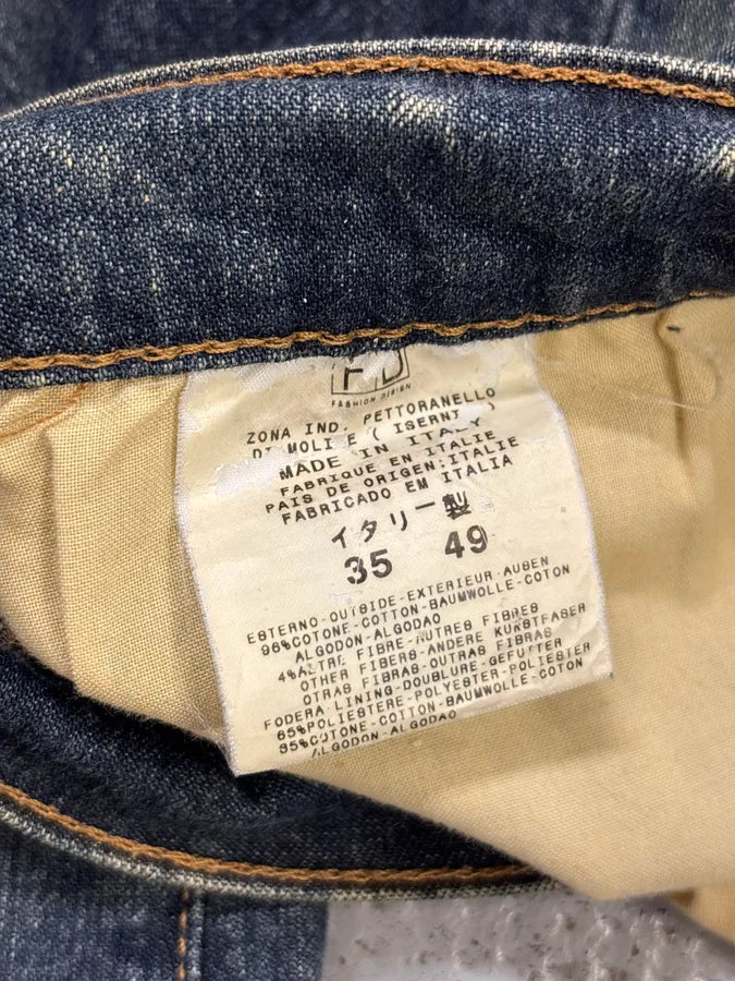 2000s Cavalli Blue Denim Washed Jeans dnxiQws 9