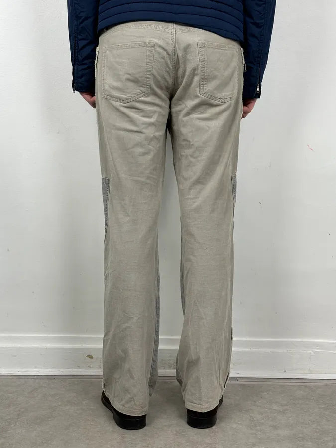 AW2004 Cavalli Grey Two Tone Denim Jeans PFQksqI 2