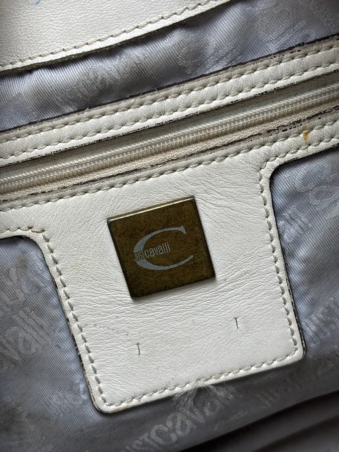 2000s Cavalli Leopard Buckle Handle Bag rvViQwU 14