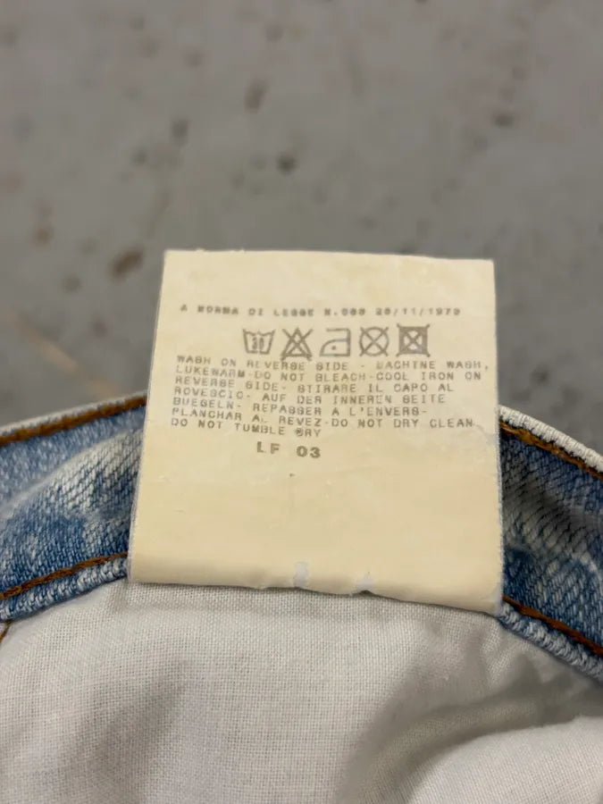 2000s Cavalli Light Blue Denim Distressed Jeans bSAuBCV 11