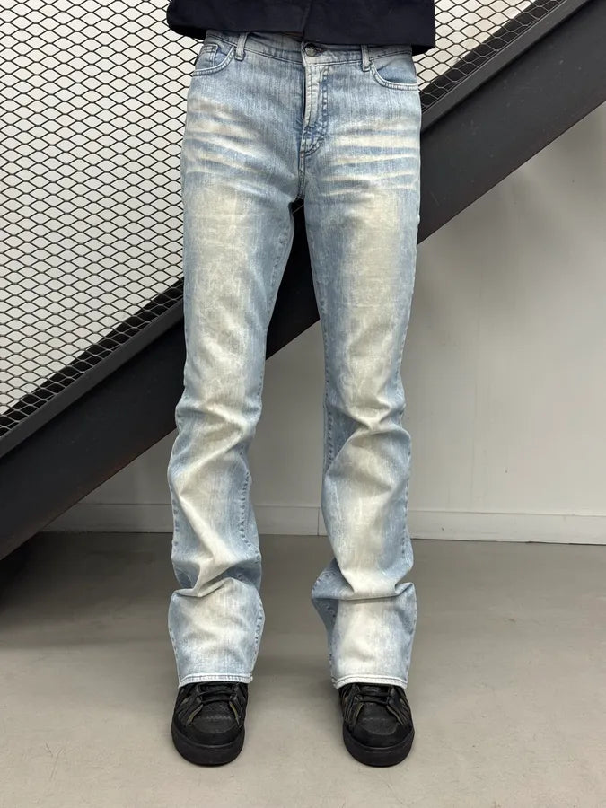 200s Cavalli Light Blue Faded Denim Jeans MvWYqkT 1