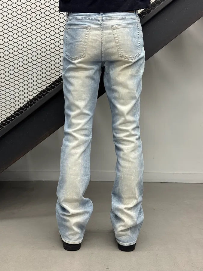 200s Cavalli Light Blue Faded Denim Jeans MvWYqkT 3