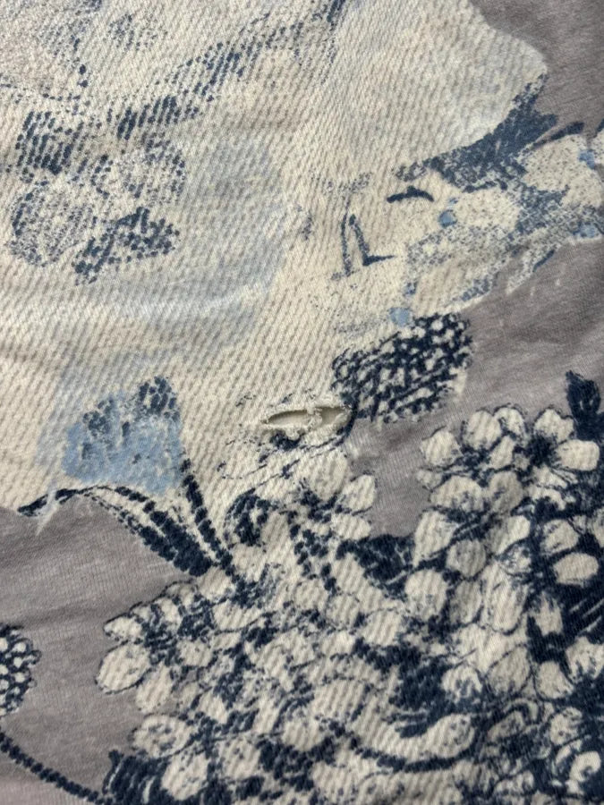 2000s Cavalli Navy Cotton Floral Longsleeve dAUzKQy 7