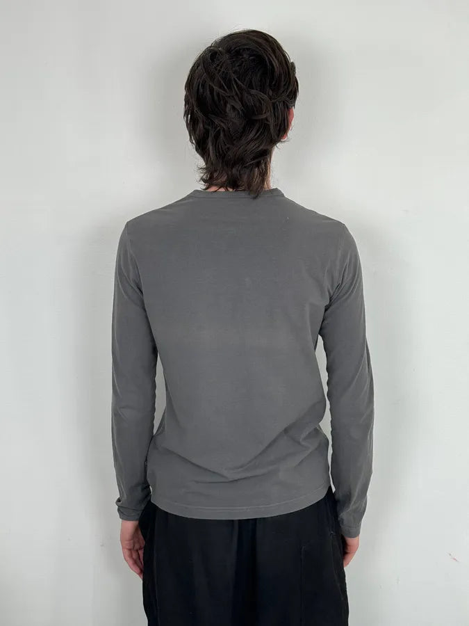 AW2003 Cavalli Grey Tiger Cloud Longsleeve T-Shirt  kiIwCzM 2