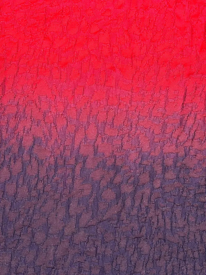 SS2016 Cavalli Red Black Ombre Wool Gradient Sweater SbmRuOe 7