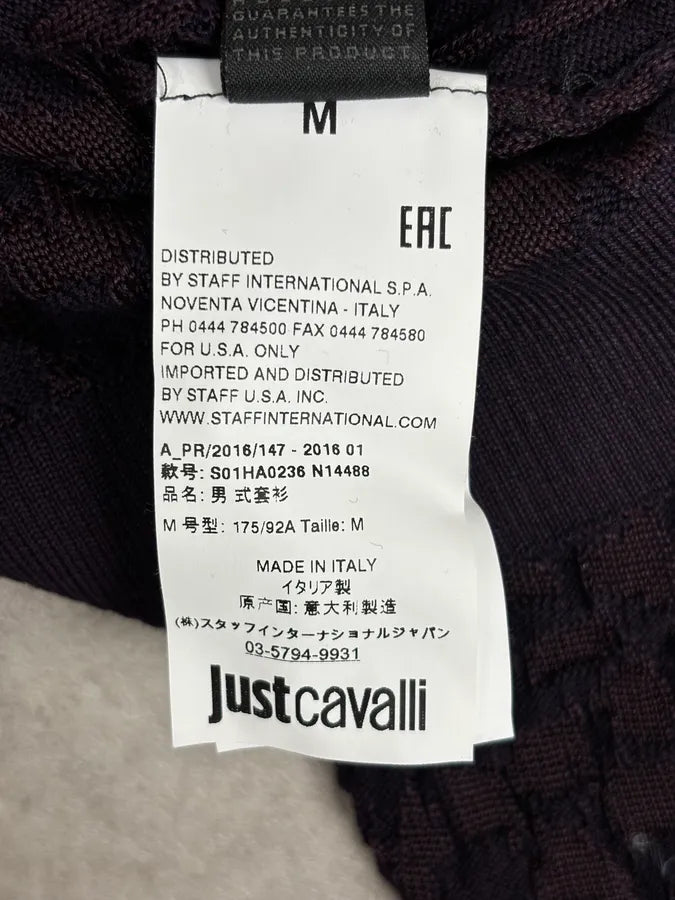 SS2016 Cavalli Red Black Ombre Wool Gradient Sweater SbmRuOe 10