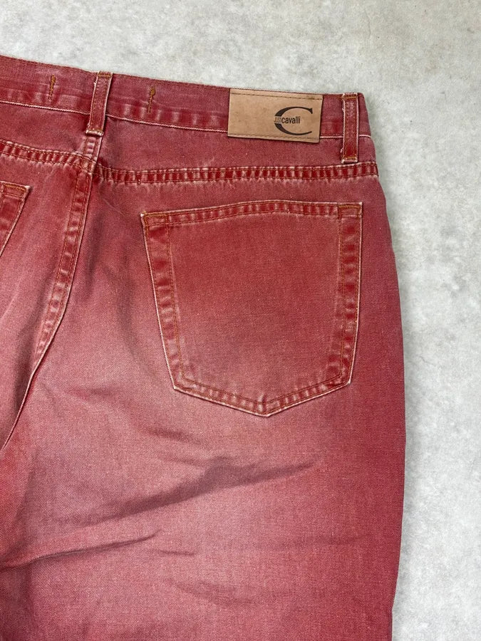 2000s Cavalli Red Gradient Relaxed Pants  iuifzDy 7