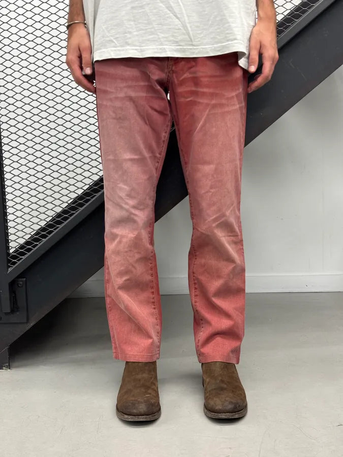 2000s Cavalli Red Gradient Relaxed Pants  iuifzDy 1